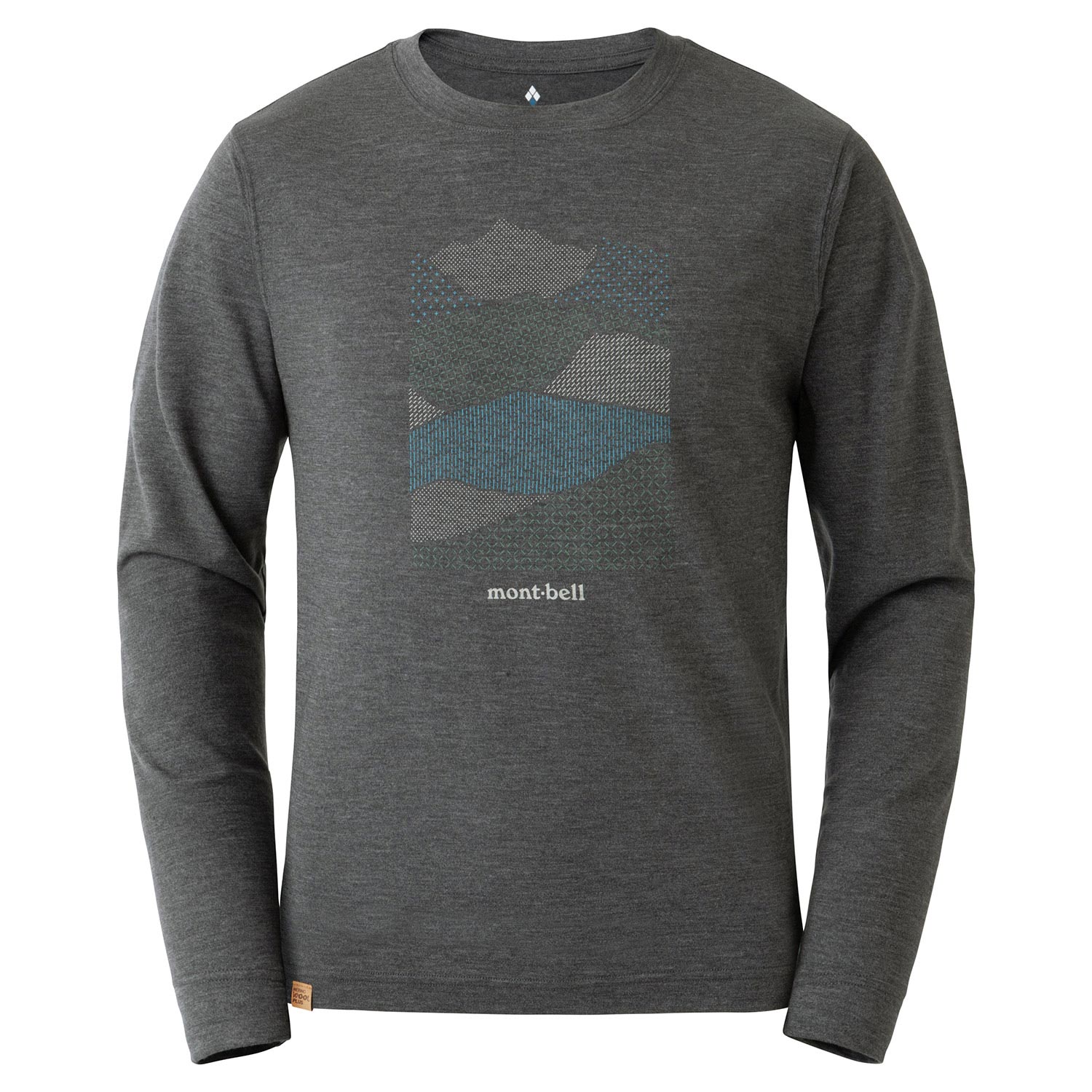 Merino Wool Plus Light T Men's Mountain Collage